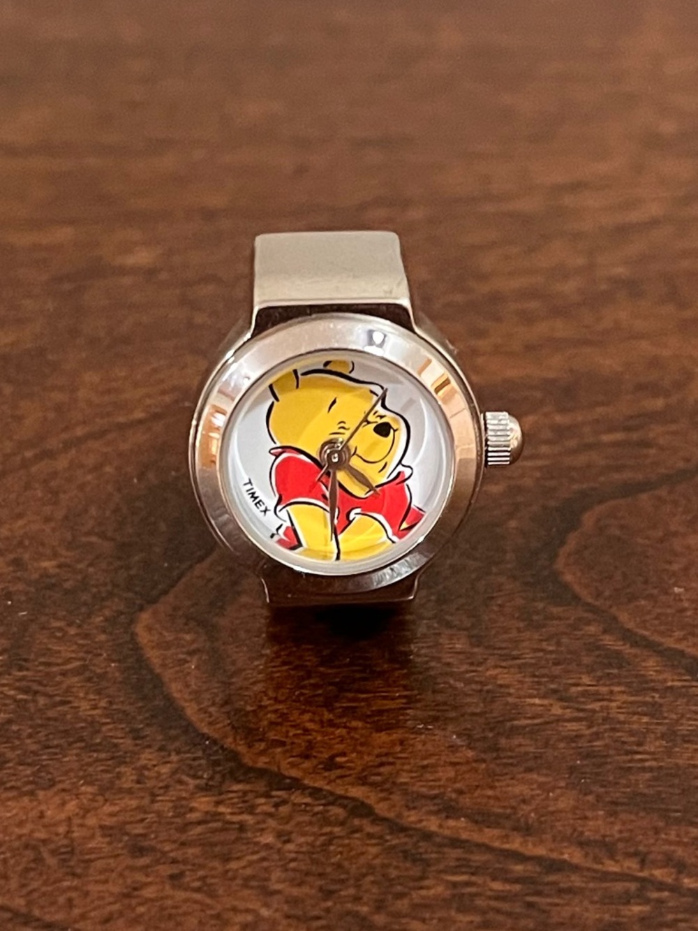 Vintage Timex Winnie the Pooh Stretch Ring Watch